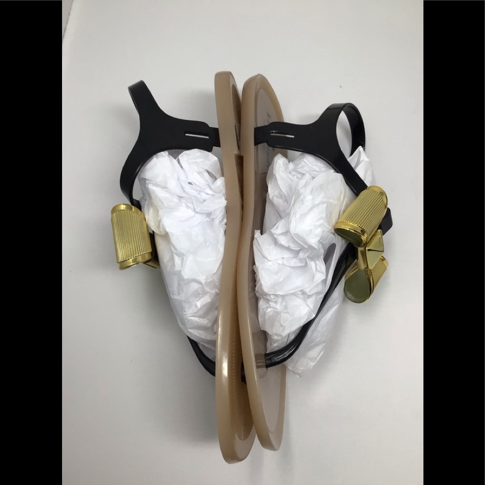 Kate spade Jelly Sandals black gold and neutral color - Picture 3 of 5